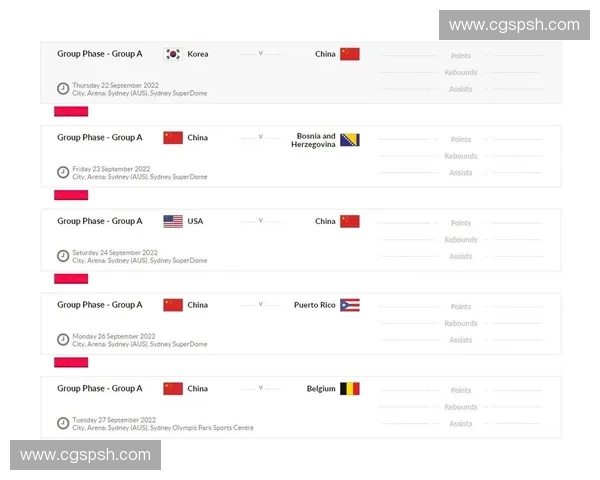 中国队世界杯赛程全解析：详细时间表及对阵分析